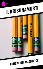 Cover von Education as Service