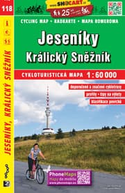 Cover von Jeseníky, Kralický Snezník / Hohes Gesenke, Glatzer Schneegebirge (Radkarte 1:60.000)