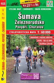 Cover von Sumava Zeleznorudsko, Povydrí, Churánov / Böhmerwald, Eisenstein (Radkarte 1:60.000)