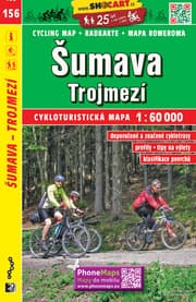 Cover von umava Trojmezí / Böhmerwald Dreiländereck (Radkarte 1:60.000)