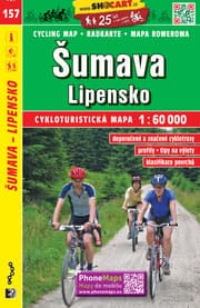 Cover von umava Lipensko / Böhmerwald, Stausee Lipno (Radkarte 1:60.000)
