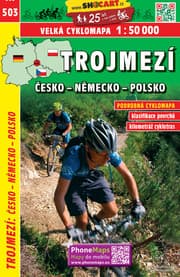 Cover von Trojmezí esko - Nmecko - Polsko / Dreiländereck Tschechien - Deutschland - Polen (Radkarte 1:50.000)