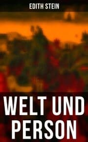 Cover von Welt und Person