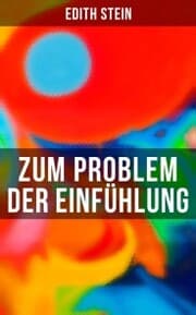 Cover von Zum Problem der Einfühlung
