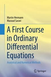 Cover von A First Course in Ordinary Differential Equations