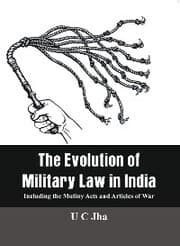 Cover von The Evolution of Military Law in India
