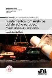 Cover von Fundamentos romanísticos del derecho europeo