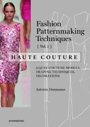 Cover von Fashion Patternmaking Techniques - Haute couture 1