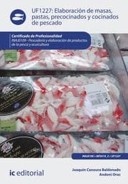 Cover von Elaboración de masas, pastas, precocinados y cocinados de pescado. INAJ0109