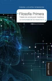 Cover von Filosofía Primera. Tratado de ucronía post-metafísica