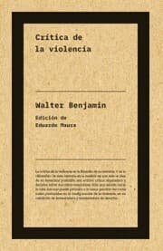 Cover von Crítica de la violencia (NE)