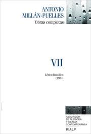 Cover von Millán-Puelles. VII. Obras completas