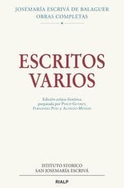Cover von Escritos varios (1927-1974). Edición crítico-histórica