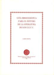 Cover von Guía bibliográfica para el estudio de la literatura de los Estados Unidos