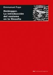 Cover von Heidegger. La introducción del nazismo en filosofía