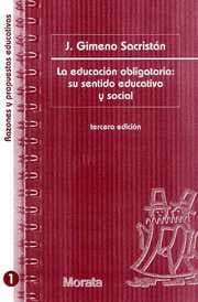 Cover von La educación obligatoria: su sentido educativo y social