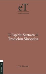 Cover von El Espíritu Santo en la tradición sinóptica