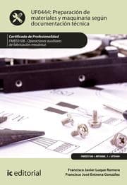 Cover von Preparación de materiales y maquinaria según documentación técnica. FMEE0108