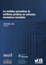 Cover von Las medidas preventivas de conflictos jurídicos en contextos económicos inestables