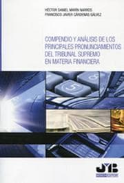 Cover von Compendio y análisis de los principales pronunciamientos del Tribunal Supremo en materia financiera