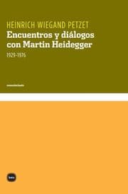 Cover von Encuentros y diálogos con Martin Heidegger