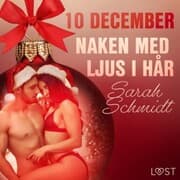 Cover von 10 december: Naken med ljus i hår - en erotisk julkalender