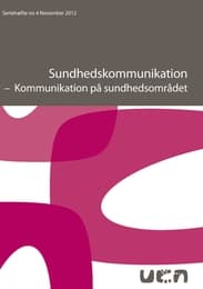 Cover von Sundhedskommunikation