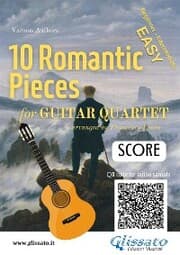 Cover von Guitar Quartet Score '10 Romantic Pieces'