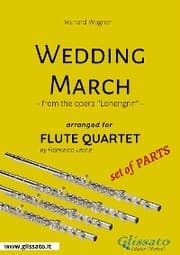 Cover von Wedding March - Flute Quartet set of PARTS
