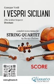Cover von Score of 'I Vespri Siciliani' for String Quartet