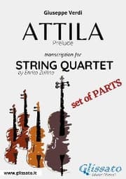 Cover von Attila (prelude) String quartet set of parts