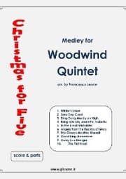 Cover von Woodwind Quintet Score 'Christmas for five'