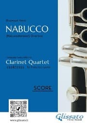 Cover von (Score) Nabucco for Clarinet Quartet