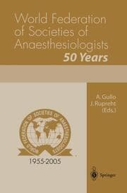 Cover von World Federation of Societies of Anaesthesiologists 50 Years