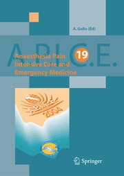 Cover von Anaesthesia, Pain, Intensive Care and Emergency Medicine - A.P.I.C.E.