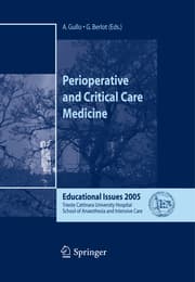 Cover von Perioperative and Critical Care Medicine