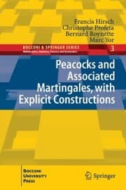 Cover von Peacocks and Associated Martingales, with Explicit Constructions