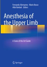 Cover von Anesthesia of the Upper Limb