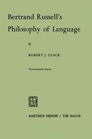 Cover von Bertrand Russell's Philosophy of Language