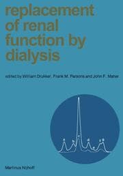 Cover von Replacement of Renal Function by Dialysis