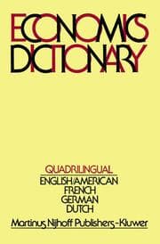 Cover von Quadrilingual Economics Dictionary