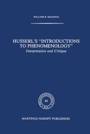 Cover von Husserls Introductions to Phenomenology