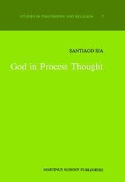 Cover von God in Process Thought