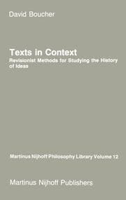 Cover von Texts in Context