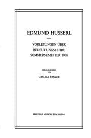 Cover von Vorlesungen über Bedeutungslehre Sommersemester 1908