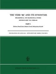 Cover von The Verb 'Be' and its Synonyms - Part II