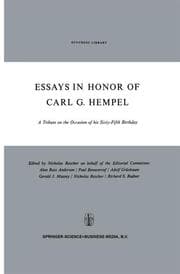 Cover von Essays in Honor of Carl G.Hempel