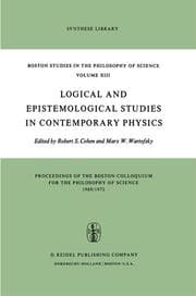 Cover von Logical and Epistemological Studies in Contemporary Physics