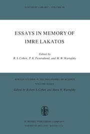 Cover von Essays in Memory of Imre Lakatos
