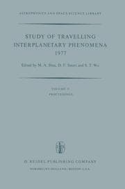 Cover von Study of Travelling Interplanetary Phenomena